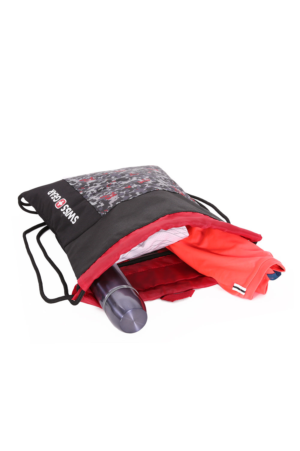 Swissgear 6326 Boys Digicraft Cinch Sack Interior zippered pocket