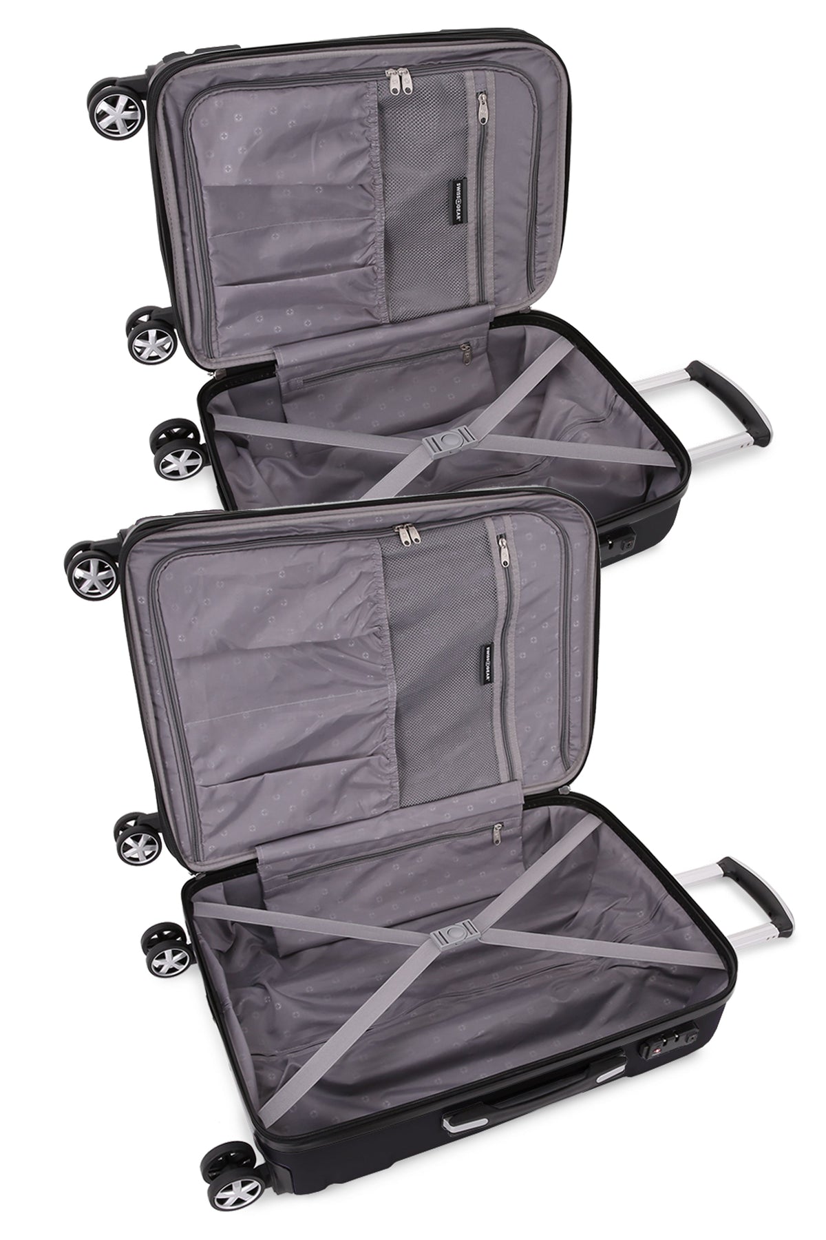 SWISSGEAR 6396 2-Piece (S/M) Spinner Set - Black - 07