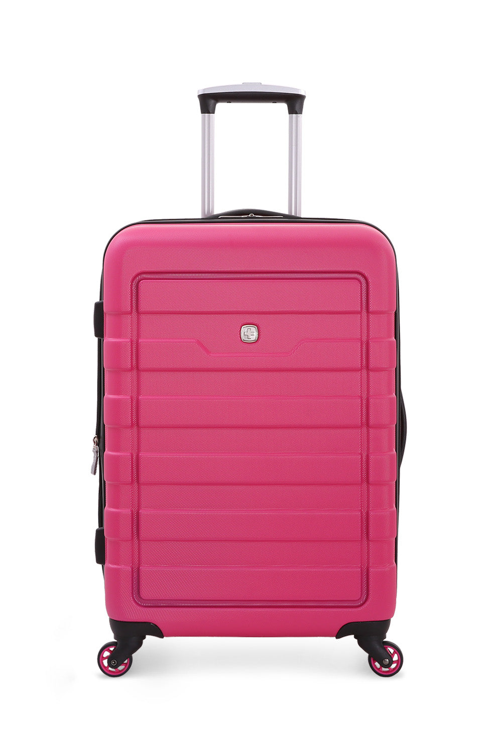 SWISSGEAR 6581 Medium Checked Spinner in Fuchsia