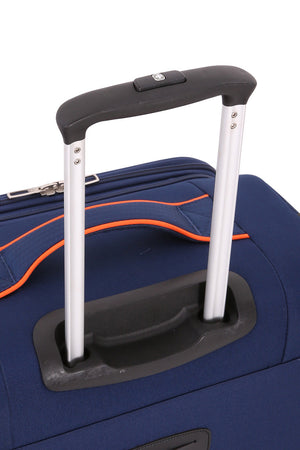 Swissgear 6593 Expandable Liteweight Spinner Luggage Collection aluminum, push button locking telescopic handle 