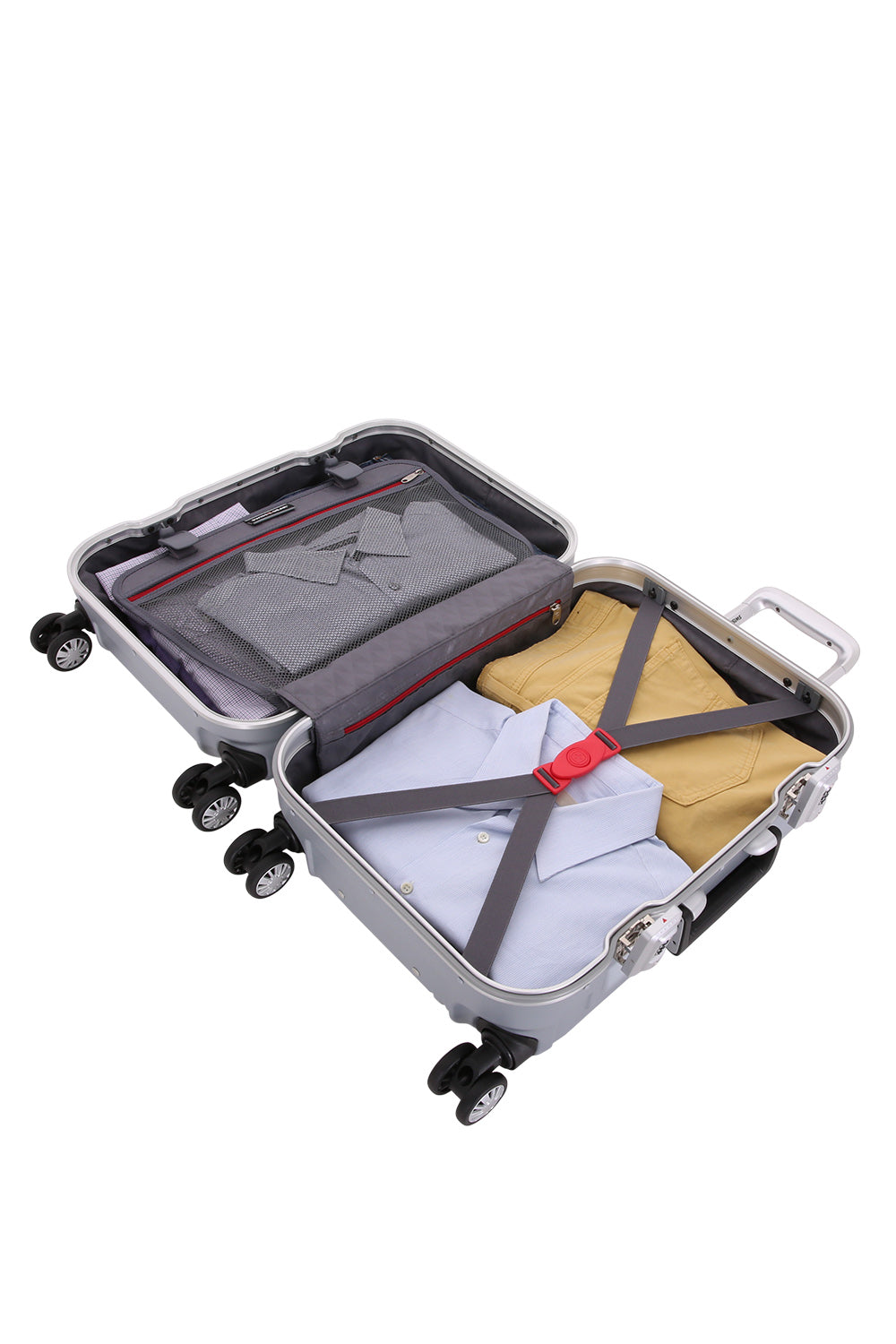 SWISSGEAR 6595 Carry-On Spinner in Silver
