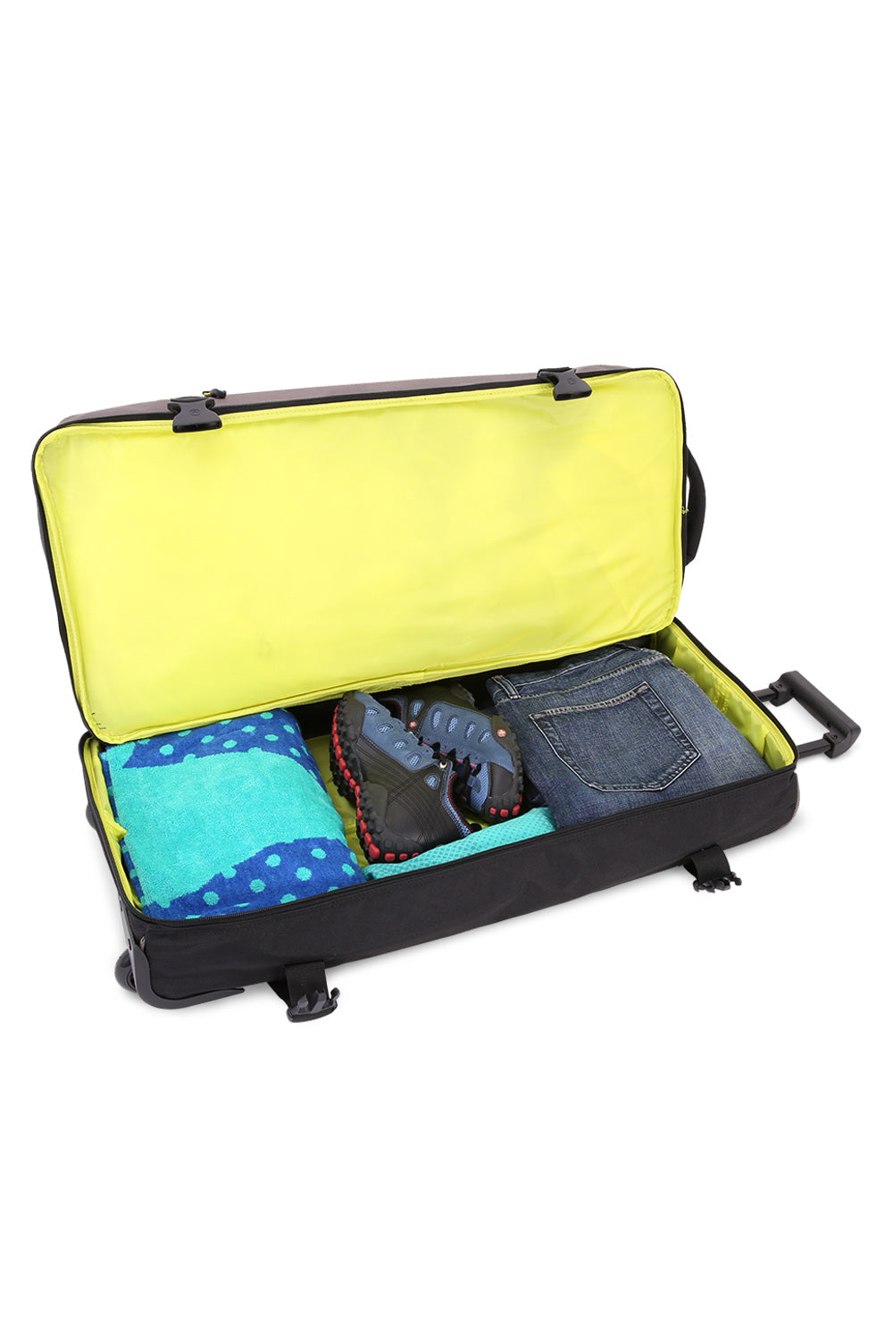 Swissgear 7261 30” Rolling Drop Bottom Duffel Bag Spacious bottom compartment