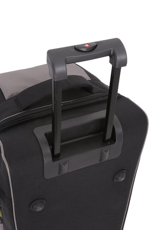 Swissgear 7261 30” Rolling Drop Bottom Duffel Bag - Push-button locking telescopic handle