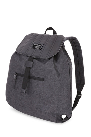 Swissgear 7658 Getaway Cinch Sack Backpack - Heather Grey