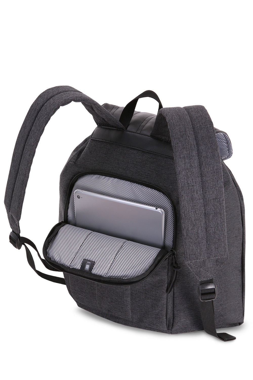 Swissgear 7658 Getaway Cinch Sack Backpack - Padded tablet pocket built into back panel