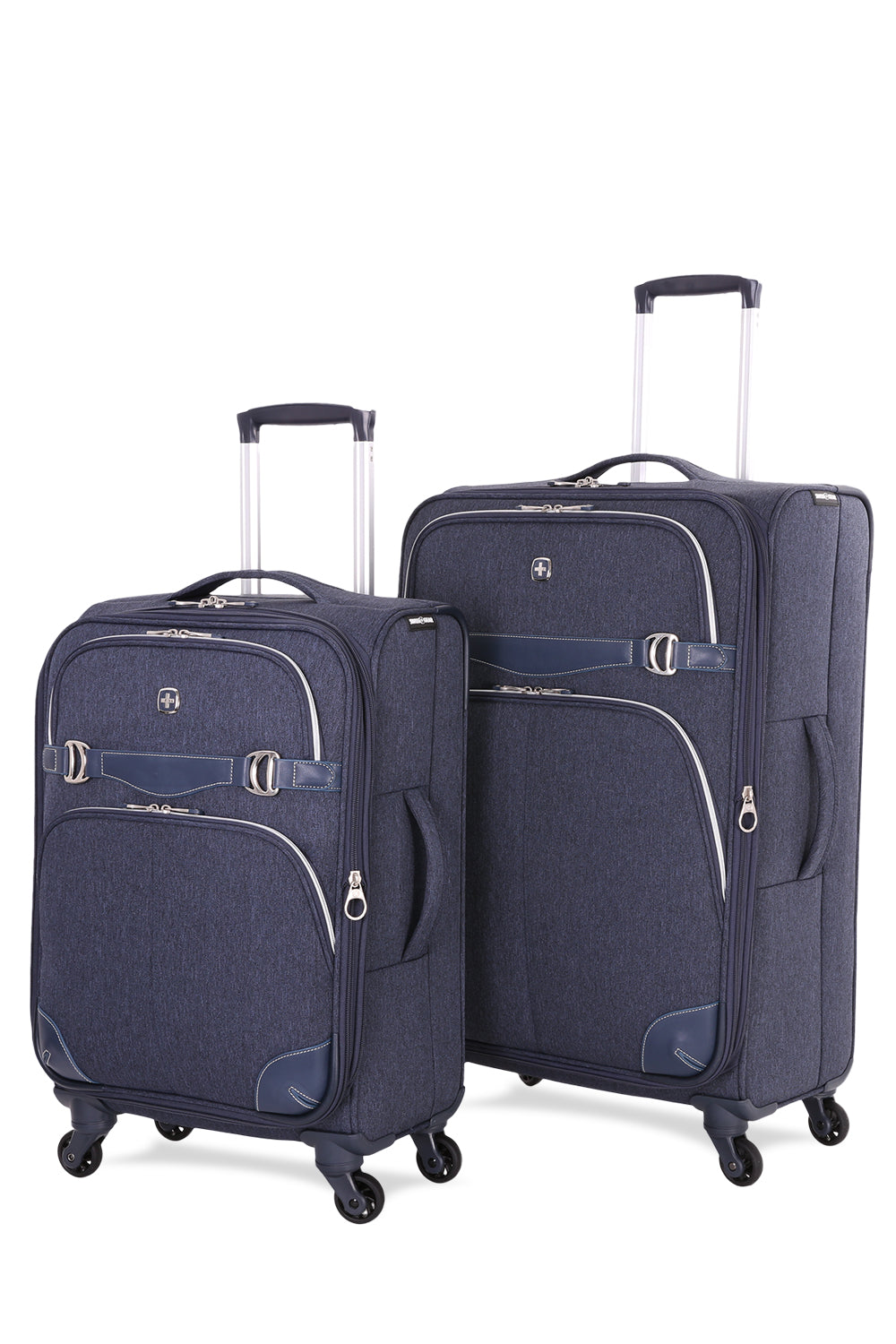 Swissgear 7660 Expandable Liteweight 2pc Spinner Luggage Set - Navy