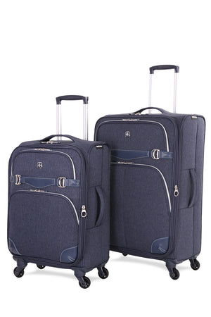 Swissgear 7660 Expandable Liteweight 2pc Spinner Luggage Set - Navy