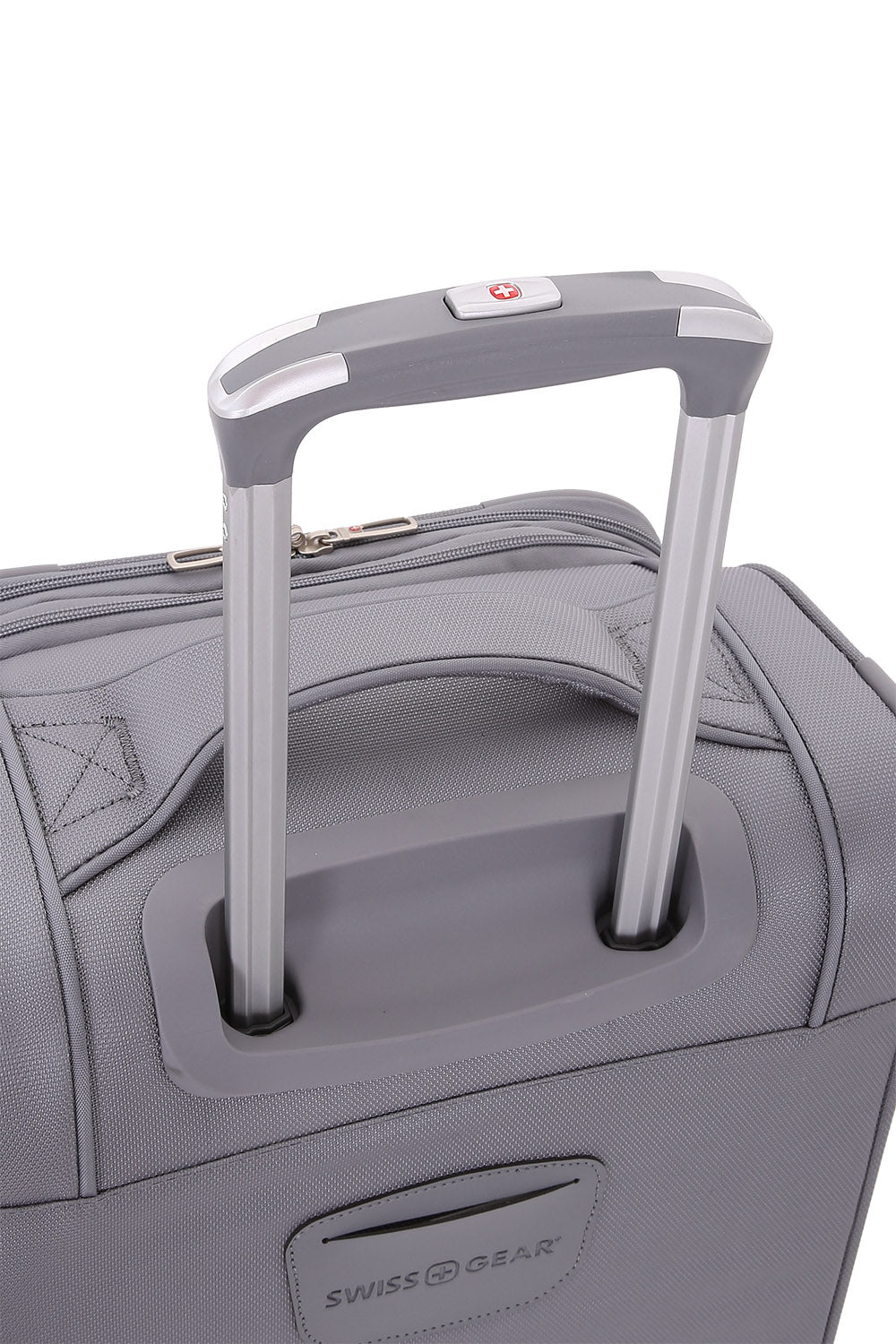 Swissgear 7676 Expandable Liteweight Spinner Luggage Aircraft grade aluminum, push button locking telescopic handle