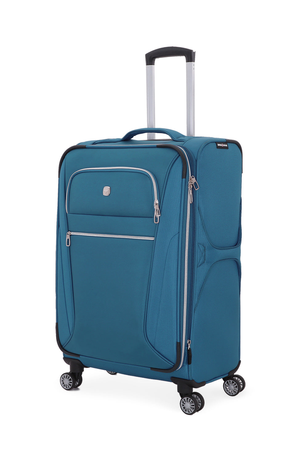 SWISSGEAR Checklite Medium Checked Spinner - Ocean Blue - 01