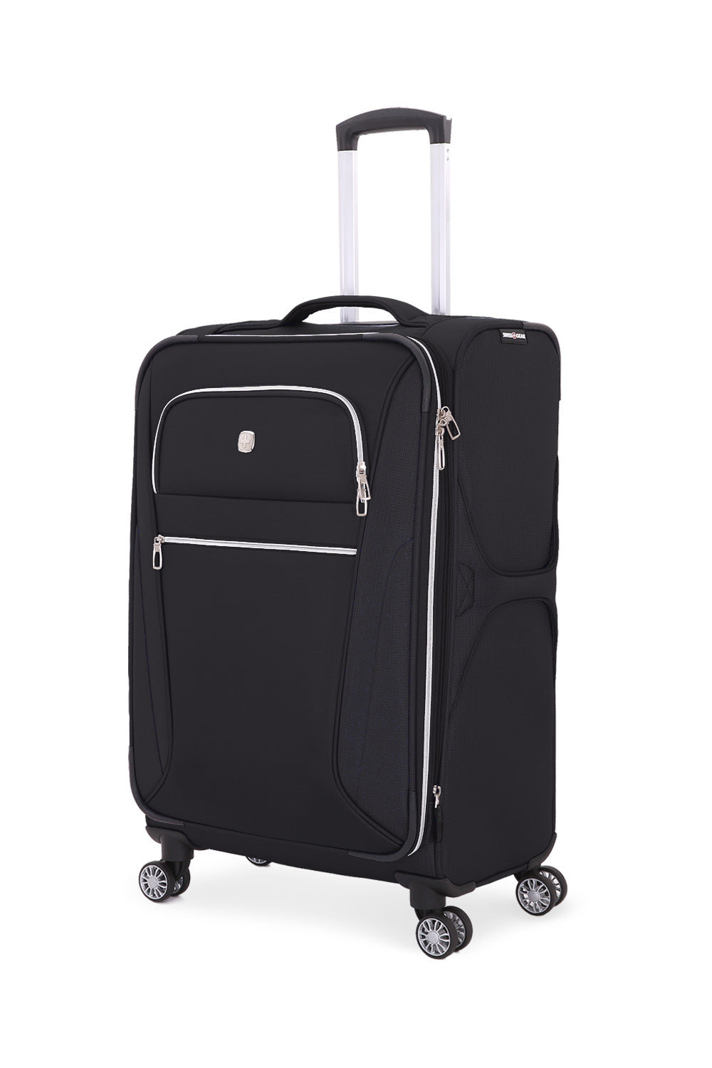 SWISSGEAR Checklite Medium Checked Spinner - Black - 01