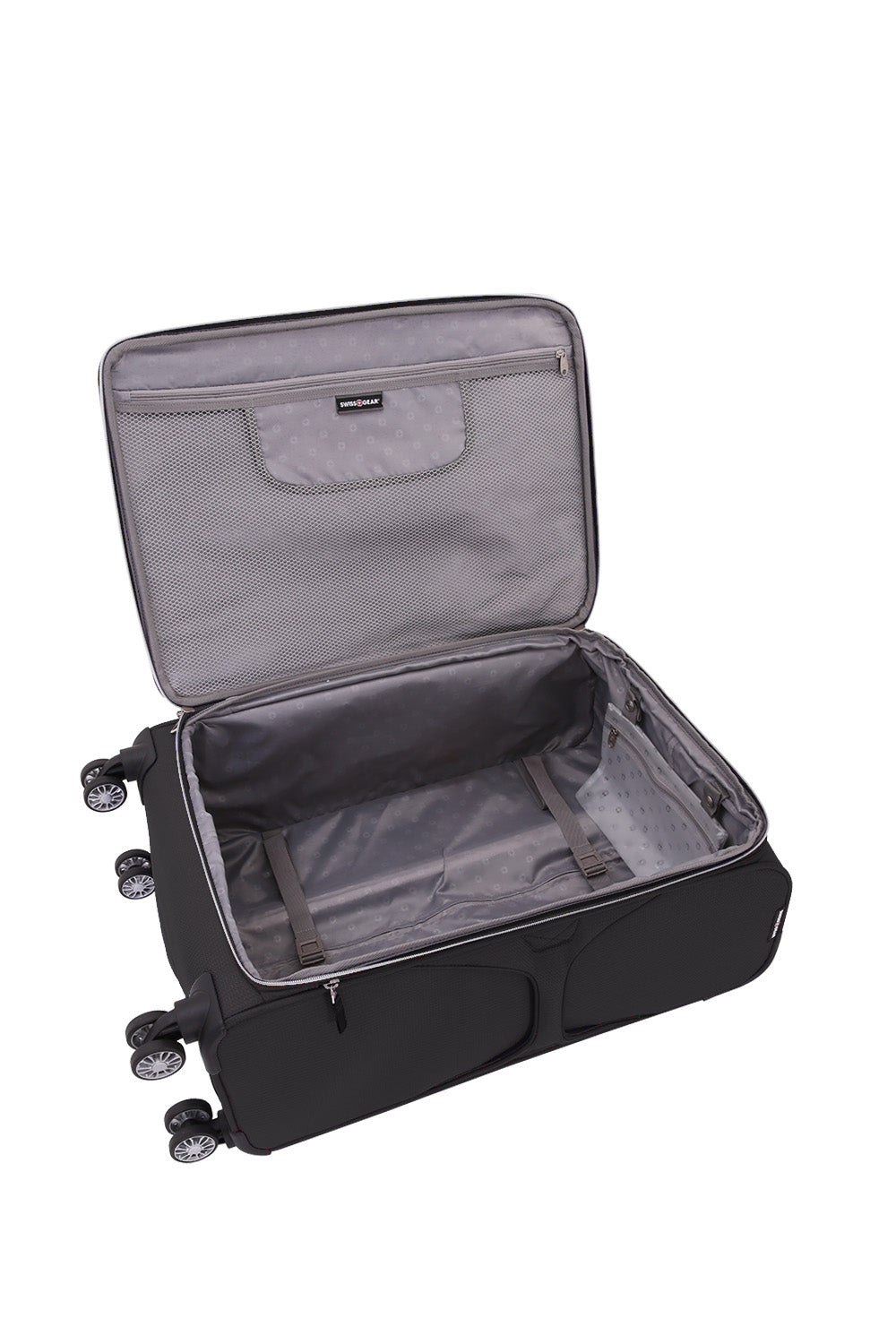 SWISSGEAR Checklite Medium Checked Spinner - Black - 04