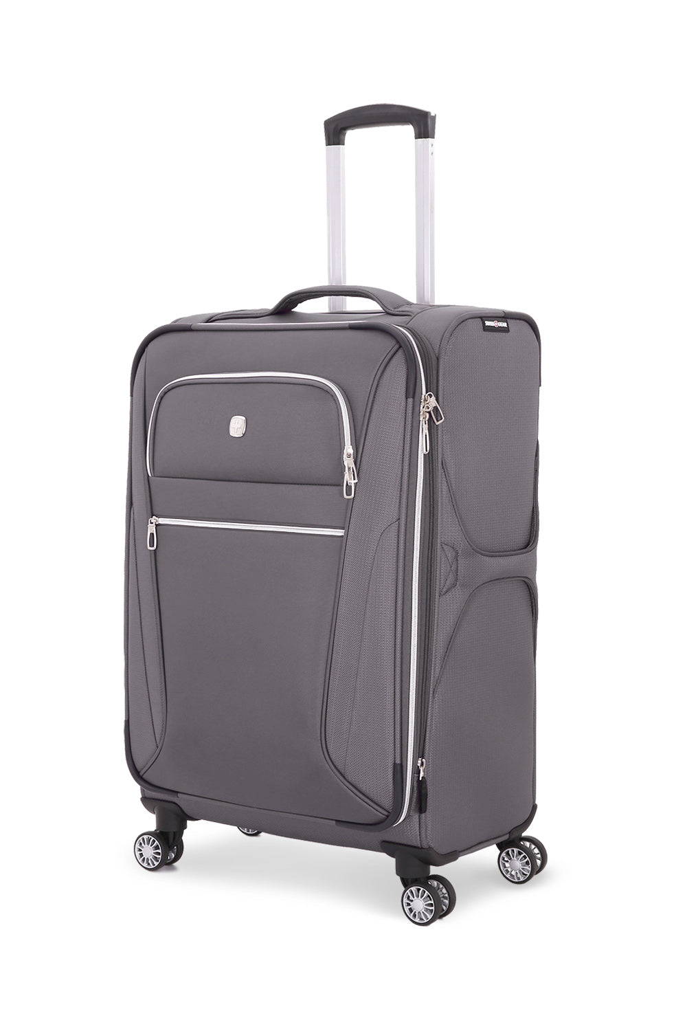 SWISSGEAR Checklite Medium Checked Spinner - Grey - 01