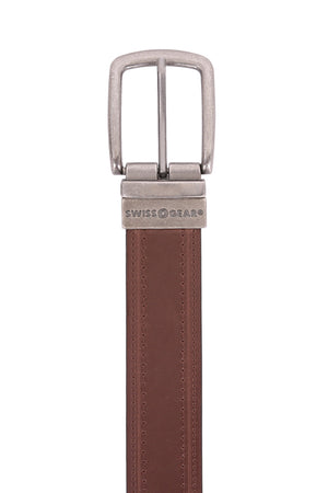 Swissgear Reversible Casual Leather Belt - X Large - Brown