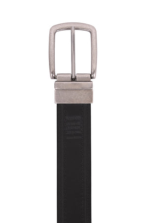 Swissgear Reversible Casual Leather Belt - X Large - Black
