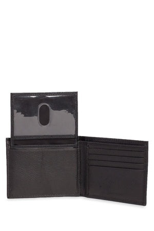 Swissgear Men's Slim Bifold Pebbled Leather Wallet ID Insert