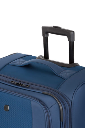 SWISSGEAR Sion II Expandable Spinner 3 Piece Set - Navy Sea with Padded top handles for easy lifting and carrying