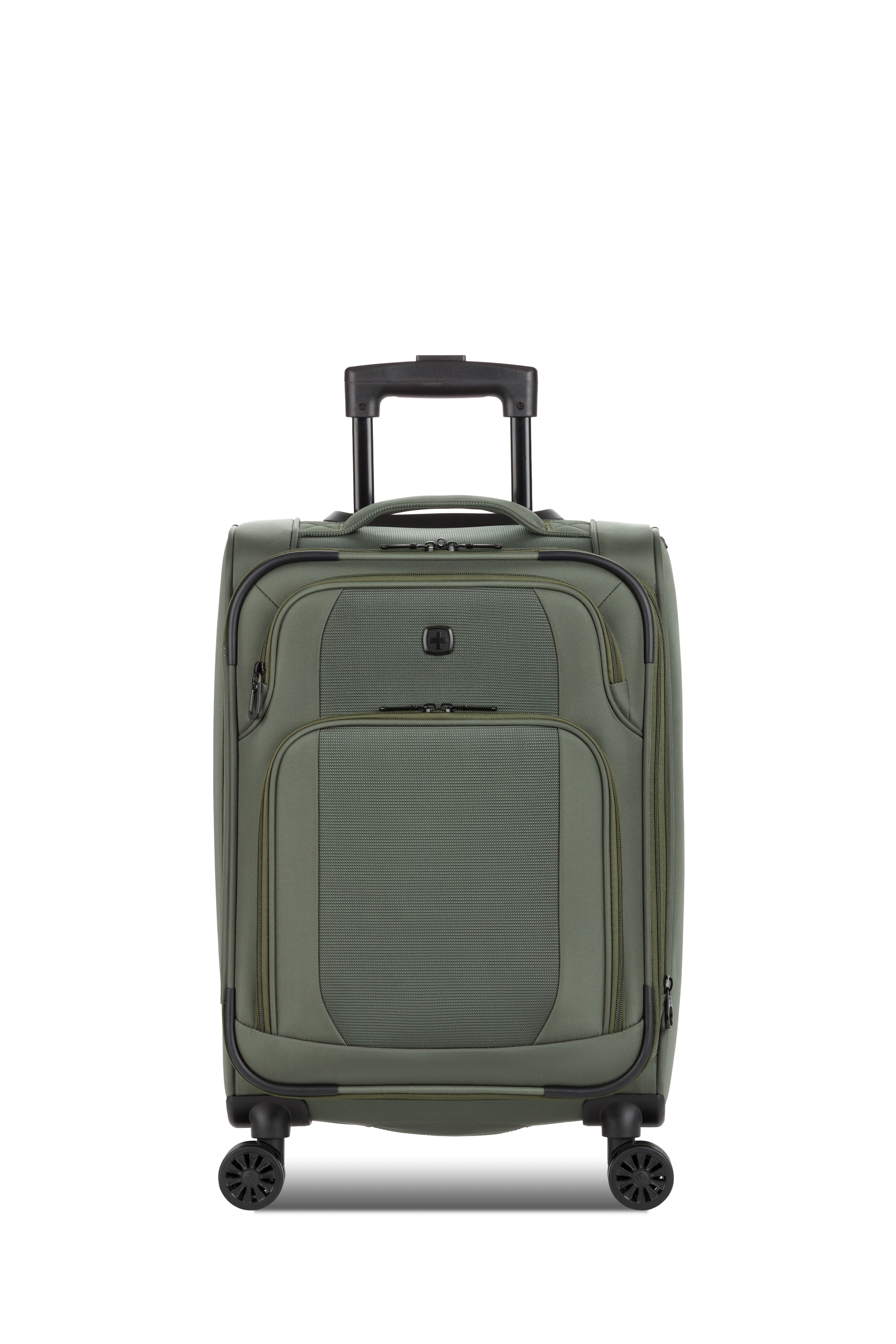 Sion II Carry-On Expandable Spinner - Olive Green – SWISSGEAR