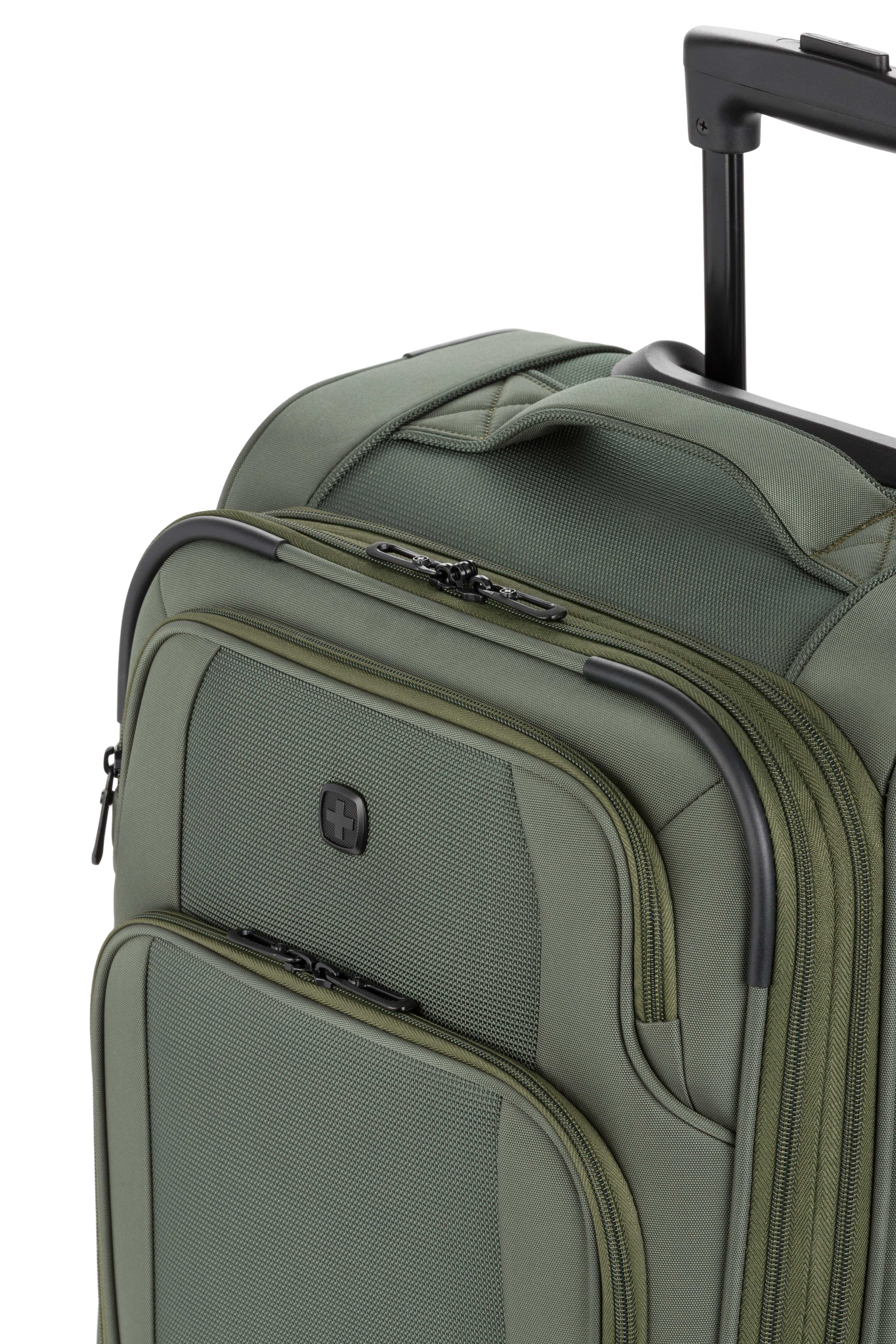 Sion II Carry-On Expandable Spinner - Olive Green – SWISSGEAR