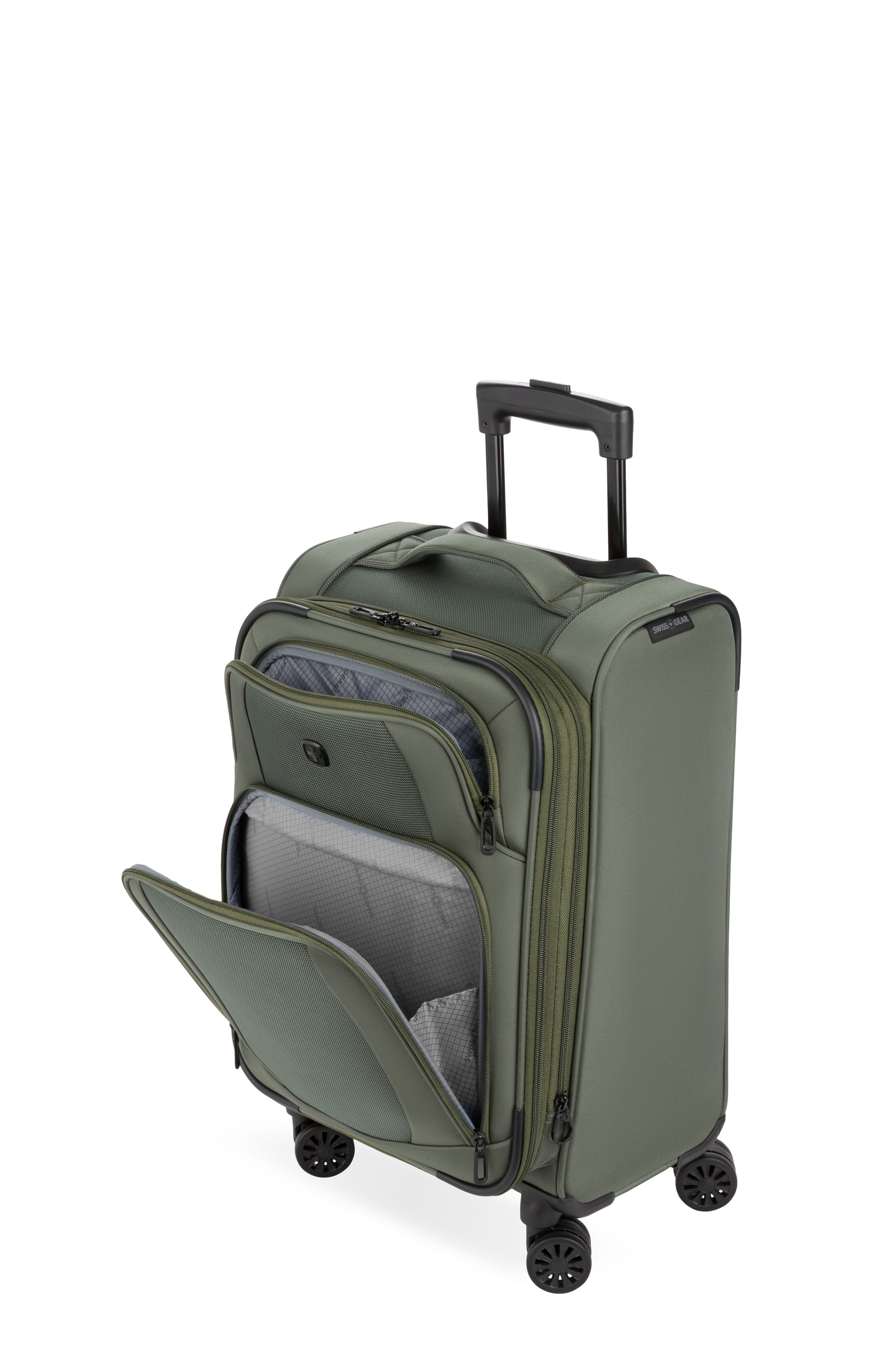 carry me オリーブ Sion II Carry-On Expandable Spinner - Olive Green – SWISSGEAR