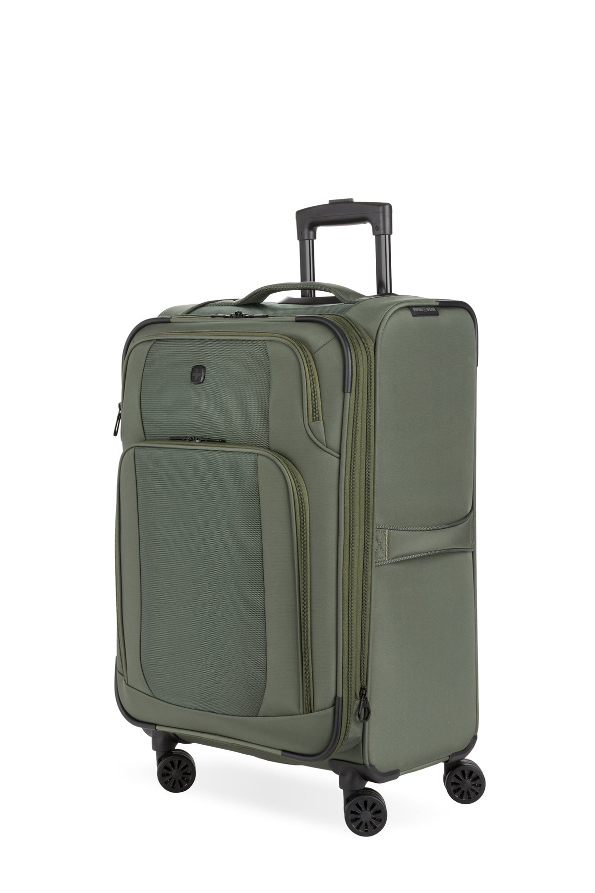 SWISSGEAR Sion II Medium Checked Spinner - Olive Green - 01