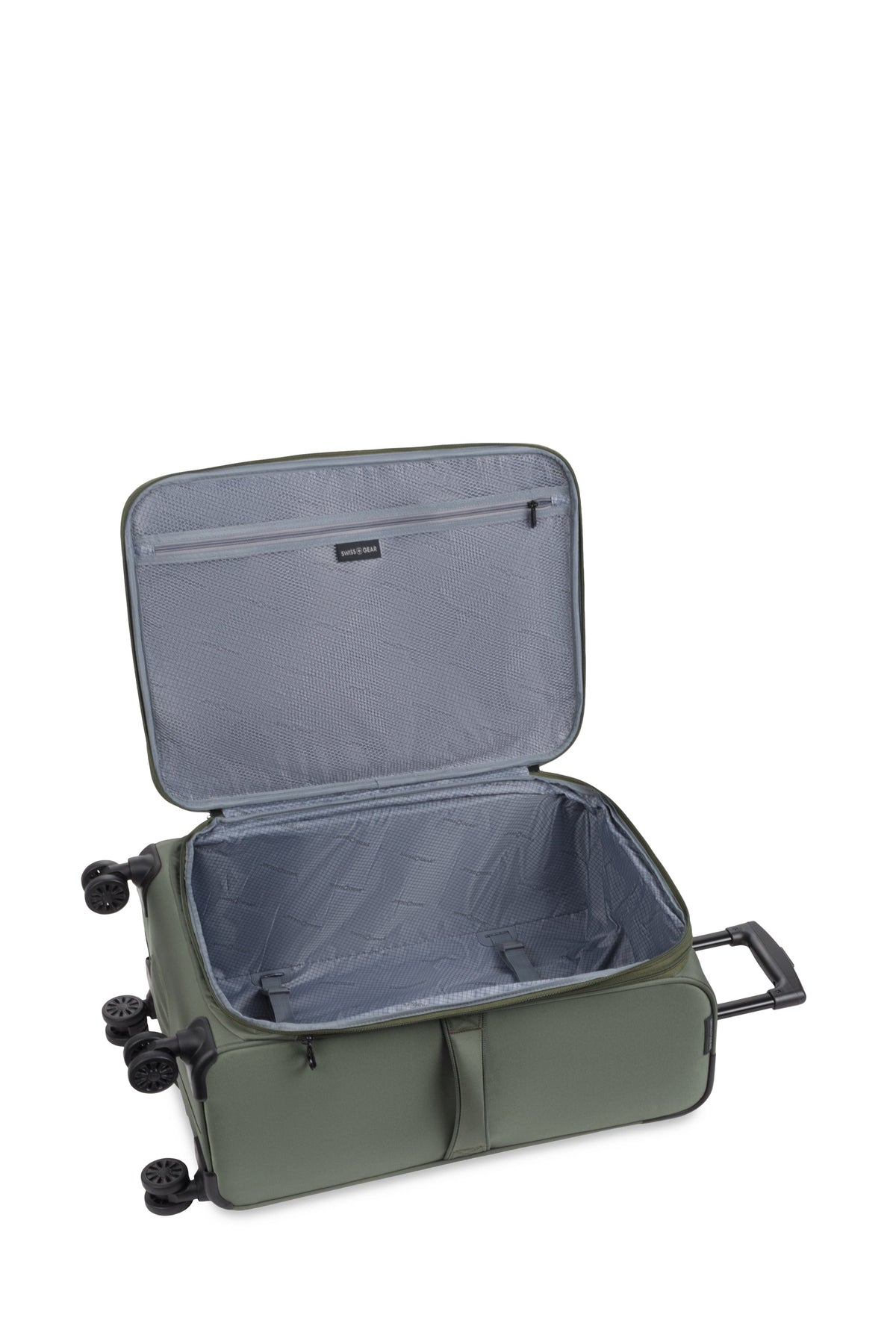 SWISSGEAR Sion II Medium Checked Spinner - Olive Green - 04