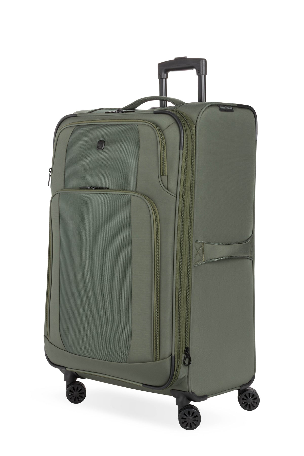 SWISSGEAR Sion II Large Checked Spinner - Olive Green - 01