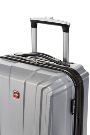 Swissgear 3750 2pc Hardside Spinner Luggage Set - Durable molded grab handle for comfortable lifting and maneuvering