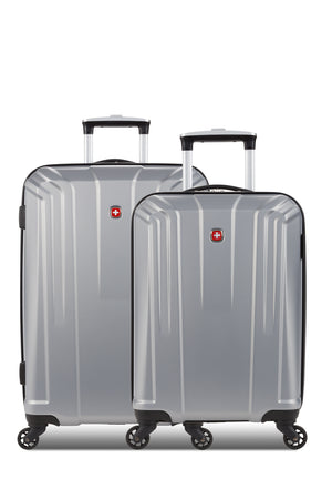 Swissgear 3750 2pc Hardside Spinner Luggage Set - Set contains 18” carry on and 23” checked luggage