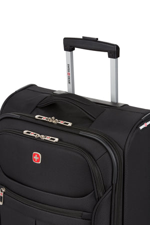SWISSGEAR 4010 18” Carry On Spinner Luggage with Push-button locking telescopic handle 
