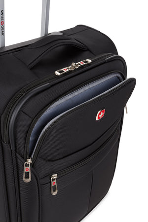 SWISSGEAR 4010 18” Carry On Spinner Luggage with additional storage space