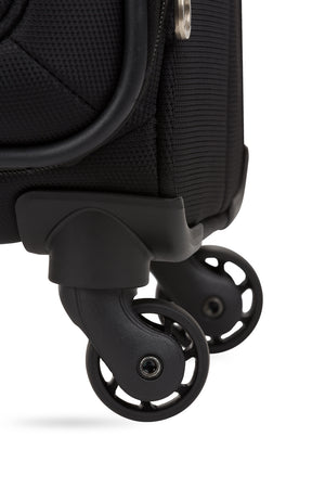 SWISSGEAR 4010 23” Expandable Spinner Luggage Four 360-degree multi-directional lightweight spinner wheels