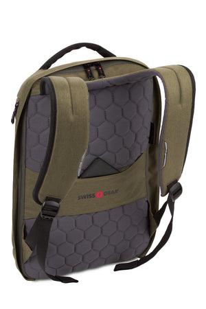 Swissgear 2713 Anti-Theft USB Laptop Backpack - Olive Green