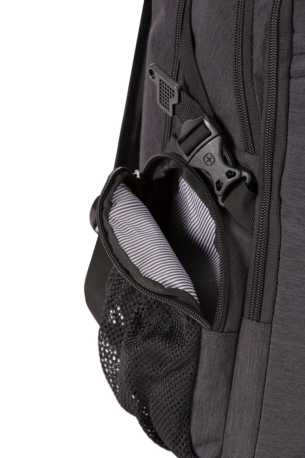 SWISSGEAR 1753 ScanSmart Laptop Backpack - Grey - 10