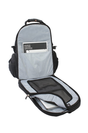 Swissgear 1753 ScanSmart Laptop Backpack Unobstructed, ScanSmart™ lay-flat design