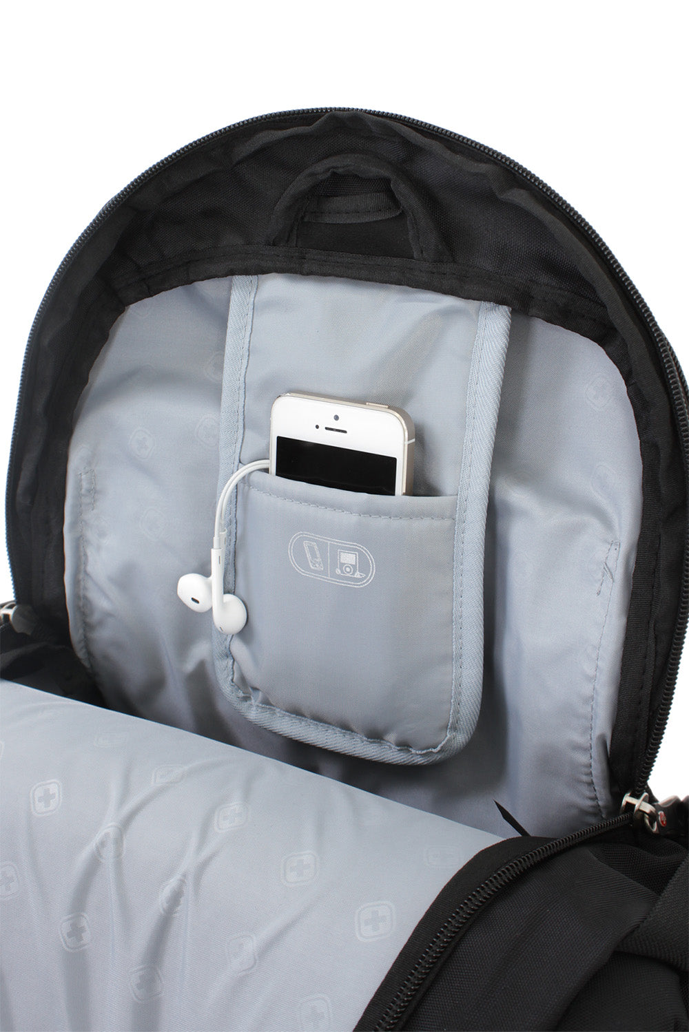 SWISSGEAR 1753 ScanSmart Laptop Backpack - Black - 06