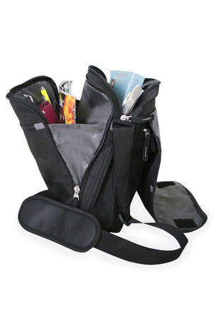 Swissgear 1805 Mini Messenger Bag Expandable main compartment