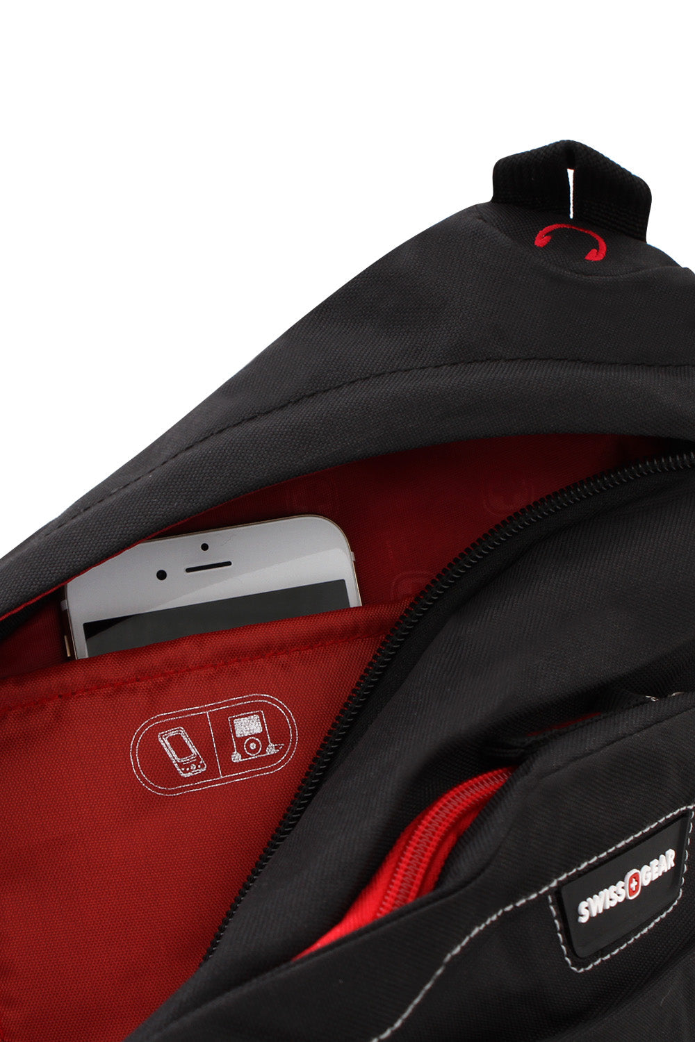 Swissgear 2321 Triangle Sling Bag Large-capacity main compartment 