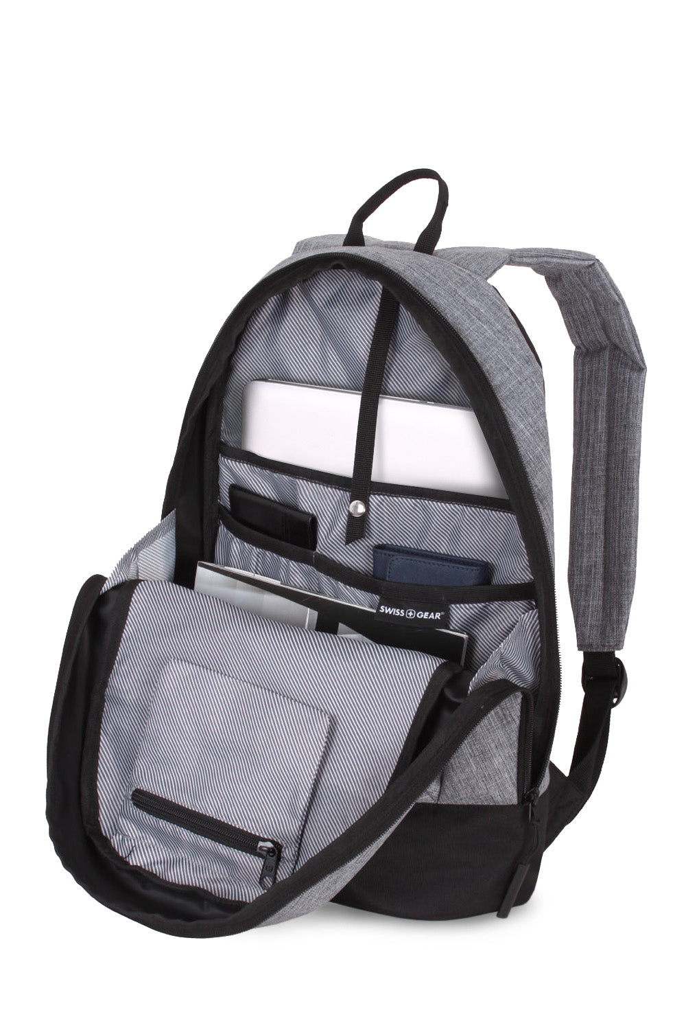 SWISSGEAR 5319 Laptop Backpack - Light Grey Heather - 04