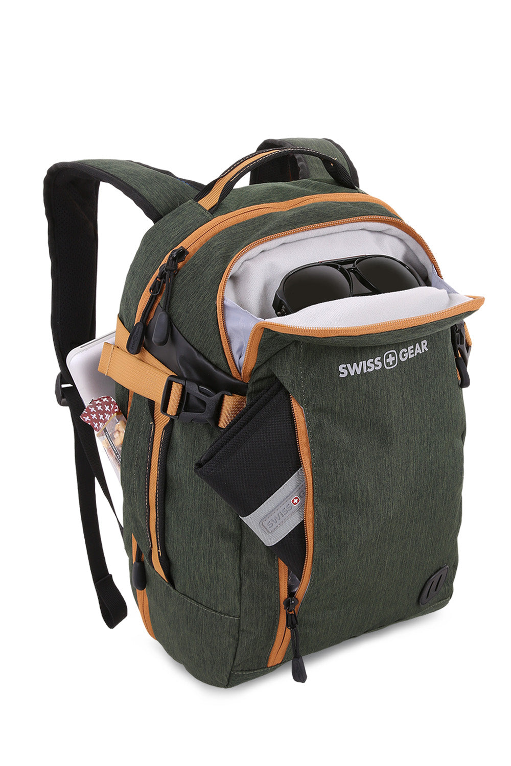 SWISSGEAR 5337 Travel Laptop Backpack - Green - 04
