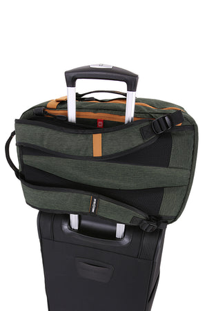 Swissgear 5337 Hybrid Backpack Back panel add-a-bag feature