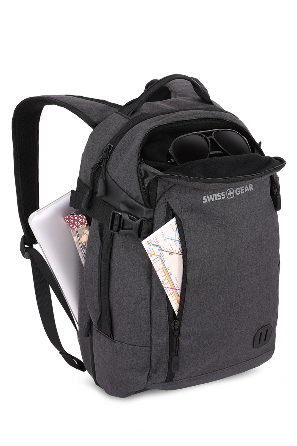 SWISSGEAR 5337 Travel Laptop Backpack - Grey - 04