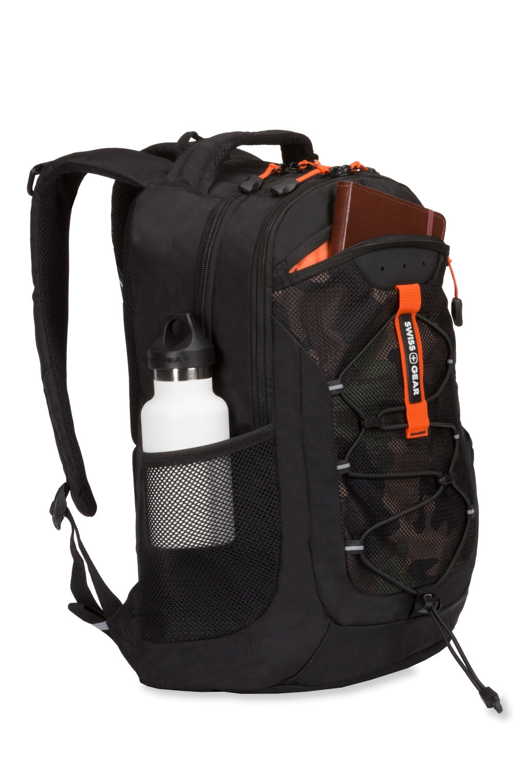 SWISSGEAR 5725 Backpack in Black/Green Camo