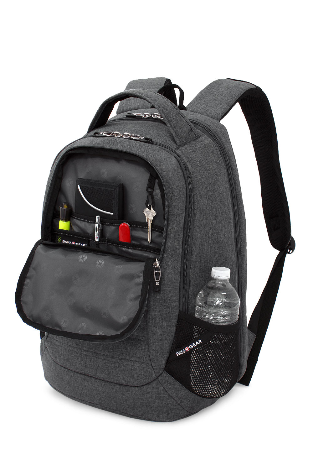 ジムシャーク Sサイズ SWISSGEAR 5888 Scansmart Laptop Backpack - Heather