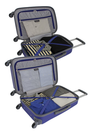 Swissgear 6072 Hardside Spinner Luggage 2pc Set inside view