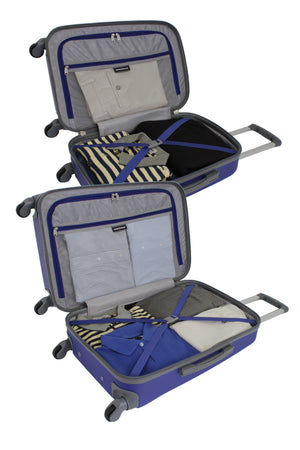 Swissgear 6072 Hardside Spinner Luggage 2pc Set inside view