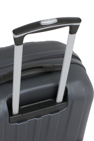 Swissgear 6151 Deluxe Hardside Spinner Luggage Aircraft-grade-aluminum push-button locking telescopic handle