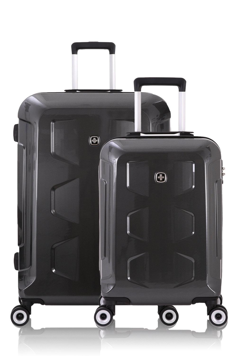 SWISSGEAR 6572 2-Piece Spinner Set in Black