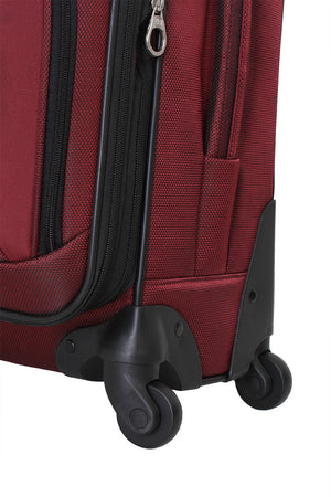 Swissgear 7211 Expandable Spinner Luggage 360-degree, multi-directional spinner wheels