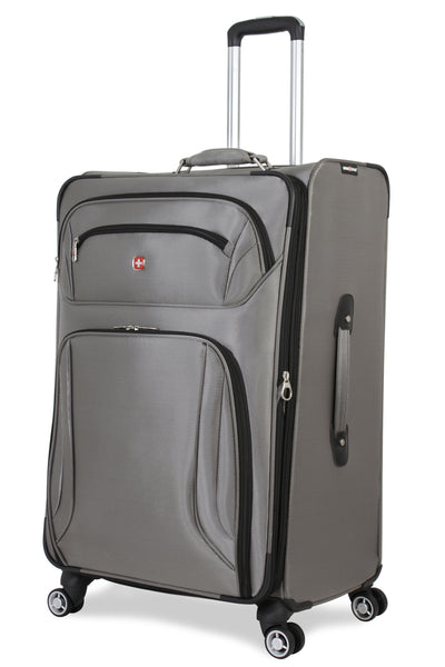 メルページ ②④⑤ SWISSGEAR Zurich Deluxe Large Checked Spinner in Pewter