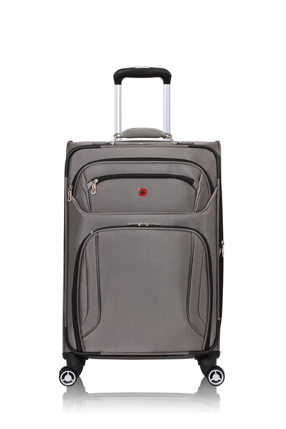 ユニベア　ルシファー SWISSGEAR Zurich Deluxe Medium Checked Spinner in Pewter